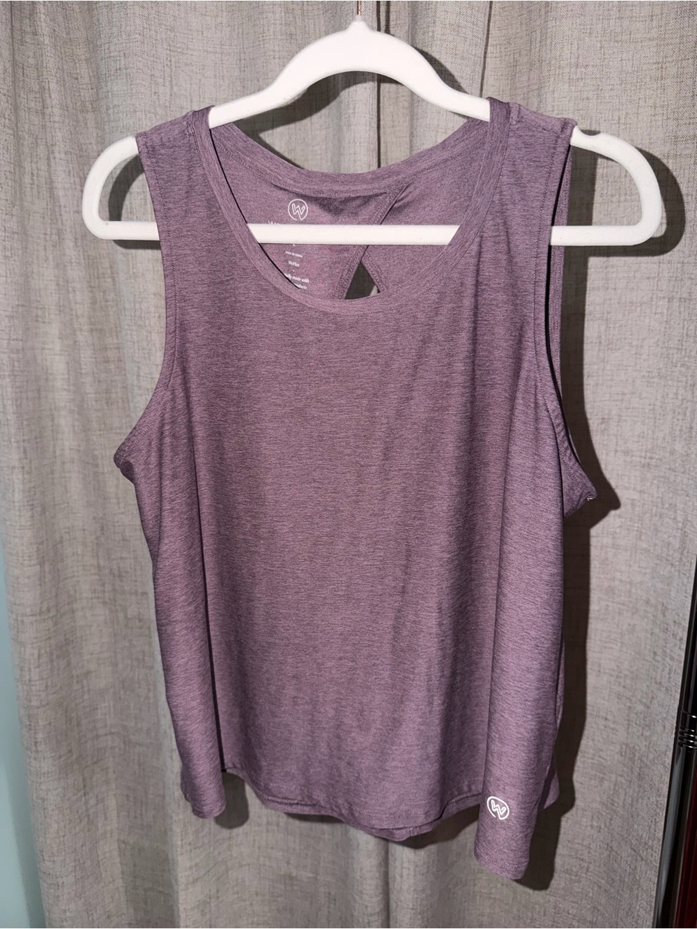 We Wander Lavender-Mauve Athletic Tank Top